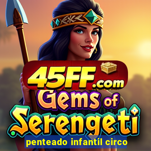 penteado infantil circo